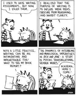 Calvin's Philosophy on Writing